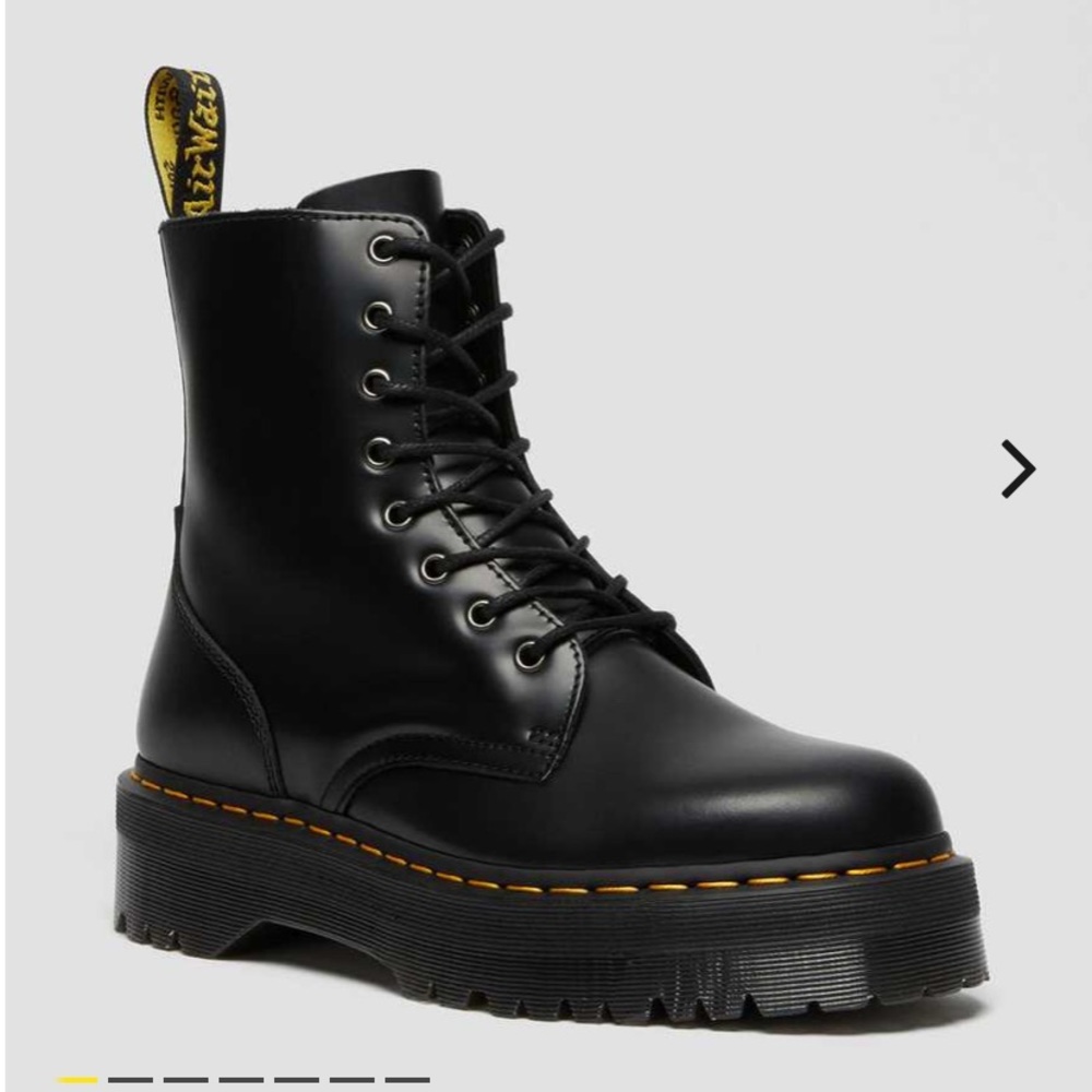 Jadon smooth leather platform boots
